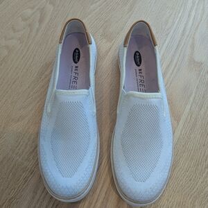 Dr. Scholl's White Slip-On Shoes Women's 8.5
